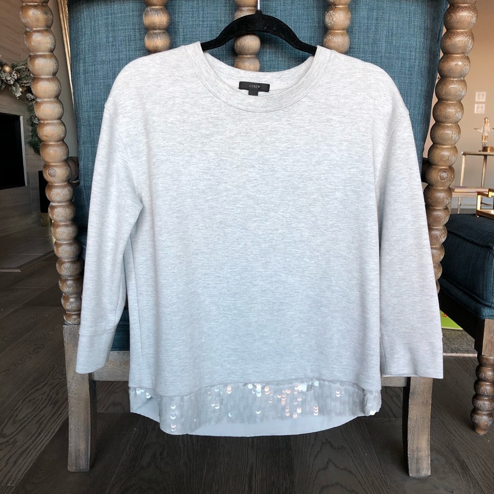 J. Crew sequin top